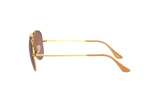 Vue latérale Ray-Ban AVIATOR METAL II (RB3689 - 9064AF)