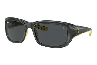 Ray-Ban RB4405M F62487 Dark GreyGrey On Yellow