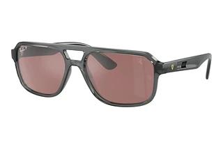 Ray-Ban RB4414M F691H2 Purple/SilverTransparent Grey
