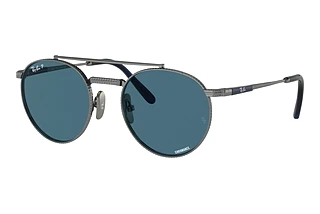 Vue de face Ray-Ban ROUND II TITANIUM (RB8237 - 3142S2)