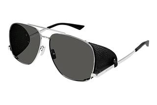 Saint Laurent SL 653 LEON LEATHER SPOILER 001 SILVER