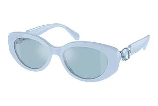 Swarovski SK6002 1006N1 Light Blue Mirror SilverLight Blue