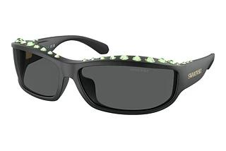 Swarovski SK6009 102087 Dark GreyMatte Black