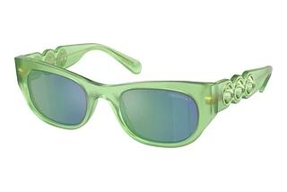 Swarovski SK6022 105131 Light Blue Mirror GreenMilky Green