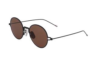Thom Browne TBS915 03 dark brownBlack Iron - Navy Enamel