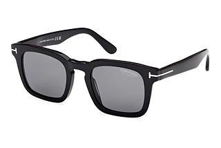 Tom Ford FT0751 01D grau polarisierendGlänzend Schwarz