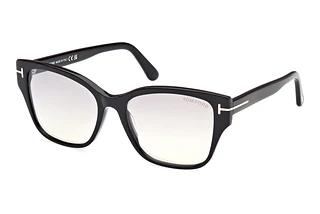 Tom Ford FT1108 01C grau verspiegeltGlänzend Schwarz