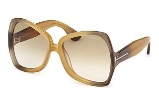 Tom Ford FT1222 41F braun verlaufendGelb/Verlauf