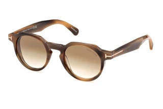Vue de face Tom Ford THOMAS-02 (FT1358 - 55F)