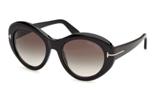 Vue de face Tom Ford ELODIE-02 (FT1423 - 01B)