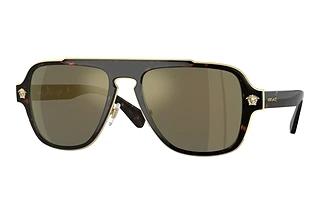 Versace VE2199 12524T Dark Grey Mirror GoldHavana