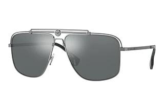 Versace VE2242 10016G Light Grey Mirror BlackGunmetal