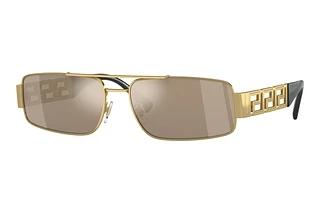 Versace VE2257 10025A Light Brown Mirror Dark GoldGold
