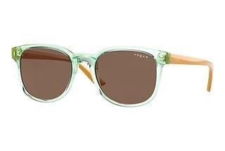 Vogue Eyewear VJ2011 297373 Dark BrownTransparent Green