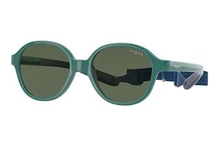 Vogue Eyewear VJ2012 297571 Dark GreenGreen On Rubber Dark Blue