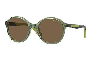 Vogue Eyewear VJ2018 306773 Dark BrownTransparent Dark Green