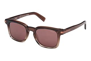 Zegna EZ0230 50E braunHellbraun /Verlauf