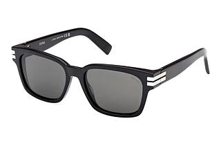 Zegna EZ0237 01A grauGlänzend Schwarz