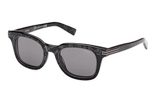 Zegna EZ0238 05A grauSchwarz/Perlmutt