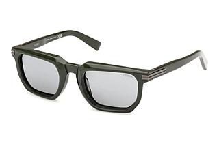 Zegna EZ0240 96A grauGlänzend Dunkelgrün