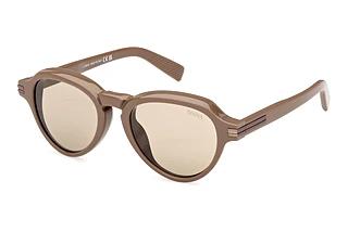 Zegna EZ0252 45E braunGlänzend Hellbraun