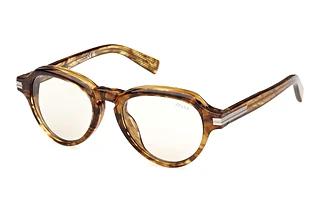 Zegna EZ0252 47E braunHellbraun/Gestreift