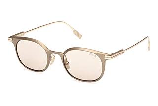 Zegna EZ0260 32E braunMatt Blassgold