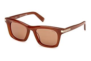 Zegna EZ0270 45E braunGlänzend Hellbraun