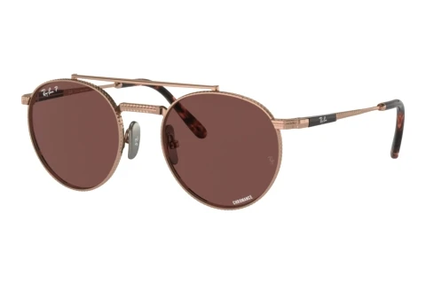 Lunettes de soleil Ray-Ban Round II Titanium (RB8237 3140AF)