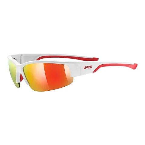 Lunettes de soleil UVEX SPORTS sportstyle 215 white mat red