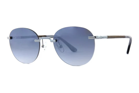 Lunettes de soleil Wood Fellas Gaze (11721 curled/slv)