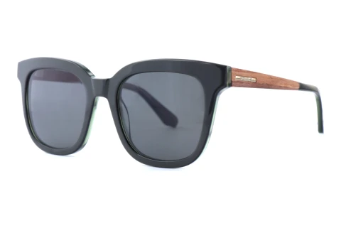 Lunettes de soleil Wood Fellas Leaf (11732 macassar/green)