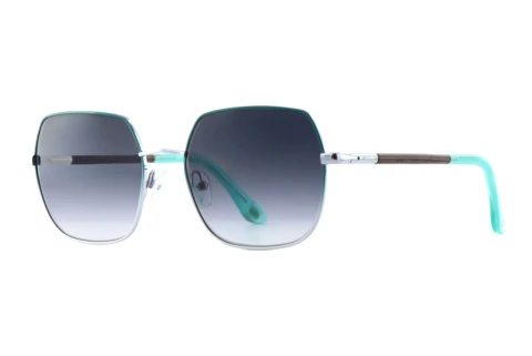 Lunettes de soleil Wood Fellas SOLSTICE (11752 curled/mint/silver)