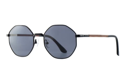 Lunettes de soleil Wood Fellas EQUINOX (11753 macassar/black/black)