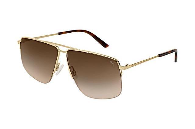 puma lunettes de soleil brun