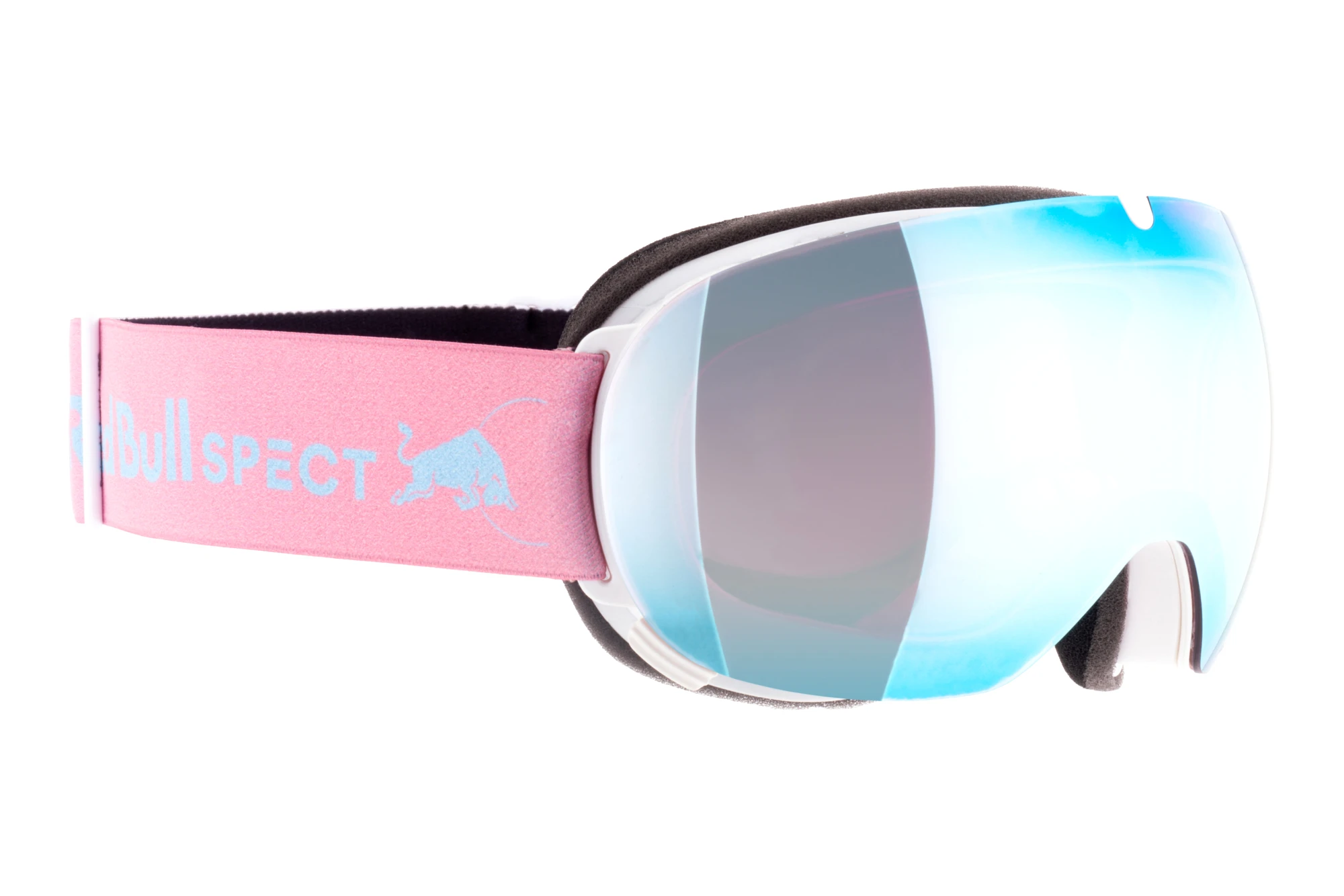Red Bull SPECT   MAGNETRON ACE 008 ice blue snow, red with blue mirror, S.3 HIGH CONTRASTwhite